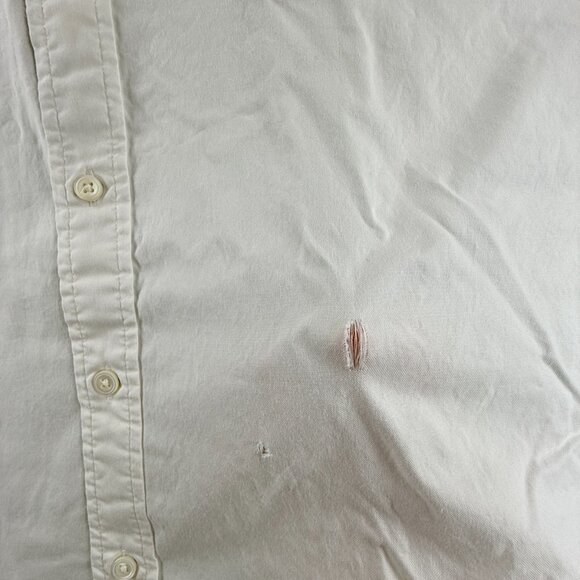 Faconnable Club *** 2XL Short Sleeve Button-Down White French Shirt Men Solid - Picture 11 of 16